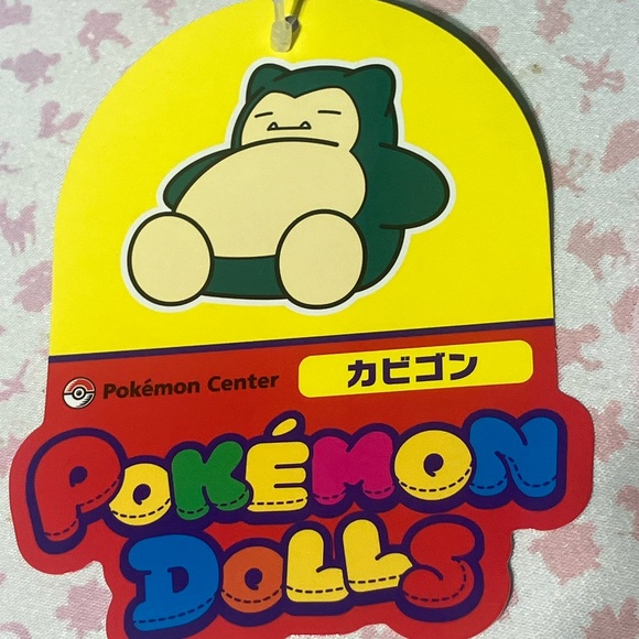 Pokemon Center Original Pokemon Dolls Plush Snorlax Pokedoll New With Tags - Picture 3 of 3